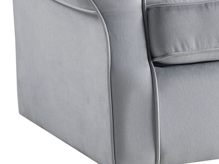 Glider Chair With Swivel - Gray