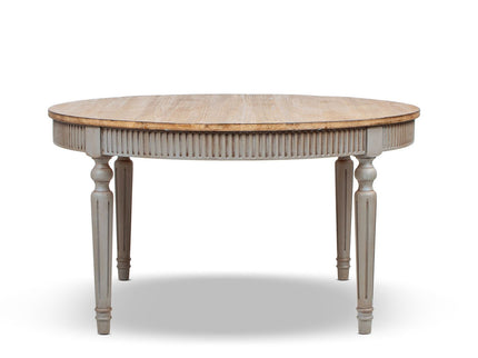 Colette - Round Dining Table - Blue / Gray