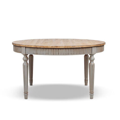 Colette - Round Dining Table - Blue / Gray