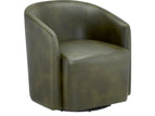 Dark Green / Faux Leather