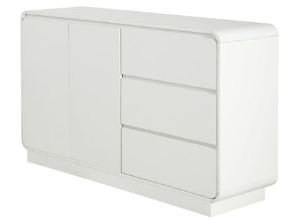 Sideboard, Wide Storage With 2 Doors And 3 Drawers
