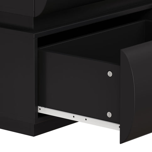 Minimalist Modern 6 Drawer Dresser, Handle Free Design With Wide Storage