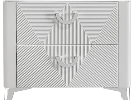 Buckley - 2 Drawer Nightstand - Gloss White