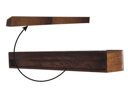 Lunar - 2 Drawer Floating Console - Chestnut