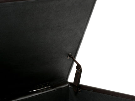 Hamilton - Storage Ottoman - Coffee Brown