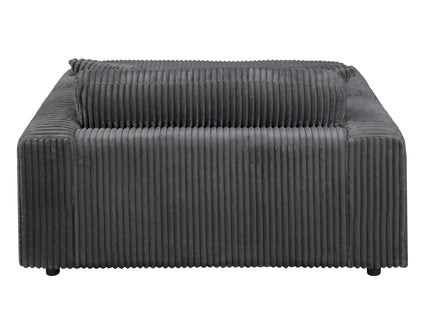 Hilde Chaise - With 2 Pillows - Dark Gray