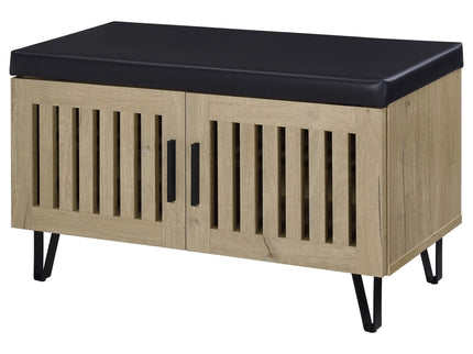 Clackamas - 2 Door Storage Bench With Padded Seat