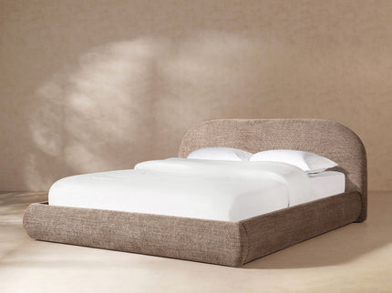 Archie Puffy Grounded - Upholstered Platform Bed