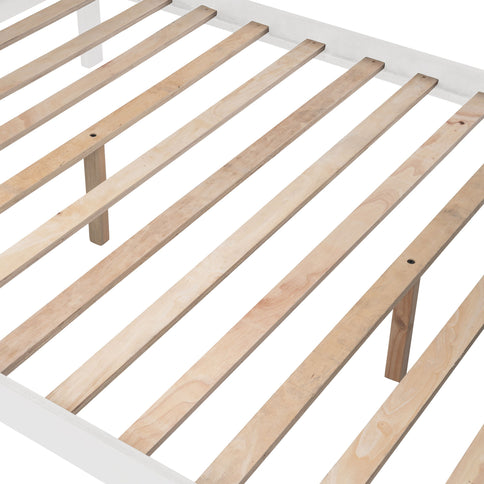 Stairway Bunk Bed With Storage And Guard Rail For Bedroom