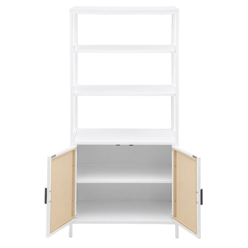 Kenneth - 3 Shelf Radio Weave Accent Cabinet