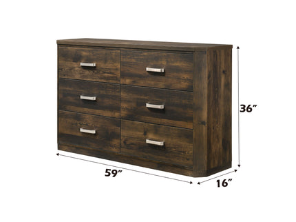 Elettra - Rustic Dresser - Walnut