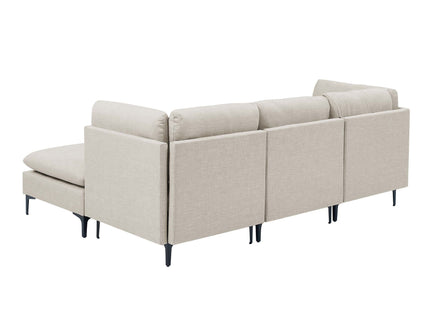 Upholstered Modular Sectional & Tall Legs