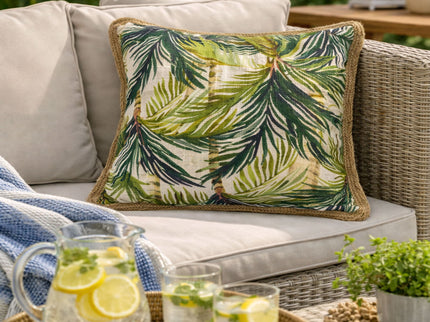 Outdoor Plum 3 Pillows - Multi