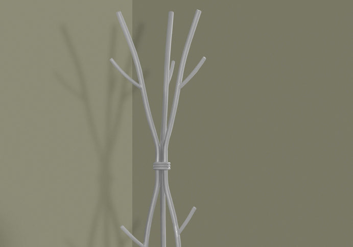Coat Rack, Hall Tree, Free Standing, 11 Hooks, Entryway, Contemporary & Modern
