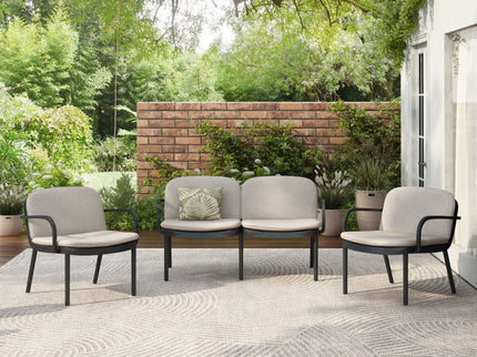 Luna - Outdoor Patio 3 Pieces Chat Set