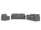 Dark Gray / 3 Pc. Sofa, Loveseat, Chair
