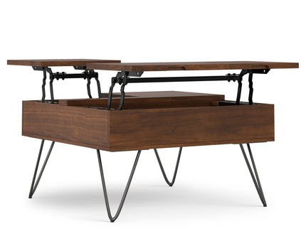Hunter - Square Lift Top Coffee Table - Walnut