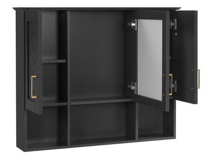 Modern Wall Mounted Medicine Cabinet With Adjustable Shelves, Soft Close Doors, High Define Mirror