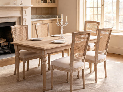 Upholstered Dining Chairs With T - Shaped Back (Set of 2) - Beige