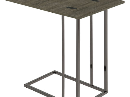 Mortimer - Snack Table With Expandable Top - Gray