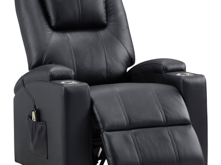 Macklin - Power Lift Massage Recliner With Heat And Dual Cupholders
