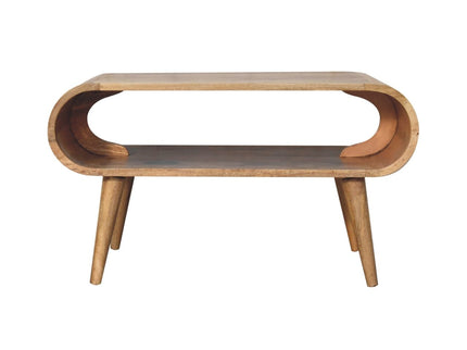 Solid Wood Open Coffee Table