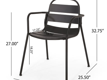 Terra Nova - Bistro Set - Matte Black