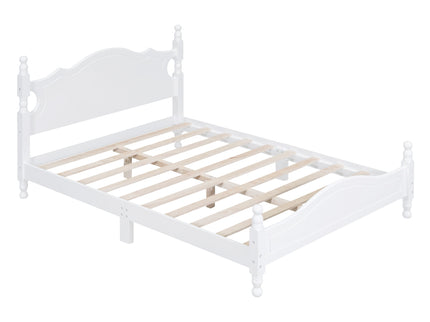 Platform Bed Frame With Slat Support