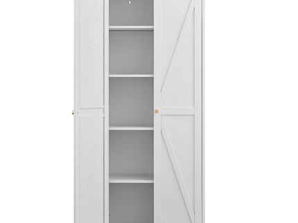 Adjustable 2 Door Storage Cabinet With Adjustable Shelves
