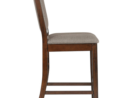 Allen - Upholstered Counter Chair (Set of 2) - Oak