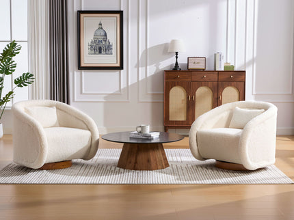 Swivel Accent Chair With 360 Degree Rotating