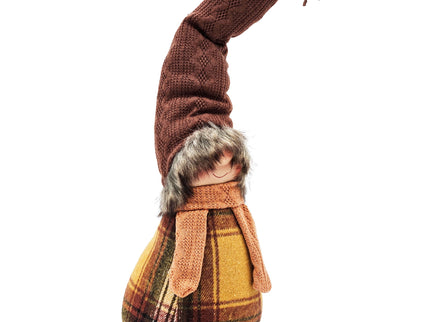 Gnomes Decorations For Fall Thanksgiving Table Decorations (Set of 2) - Brown / Yellow