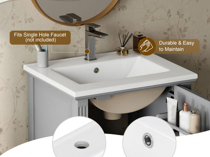 Retro Bathroom Vanity With Sink