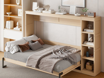 Murphy Bed With Bookshelf And Storage