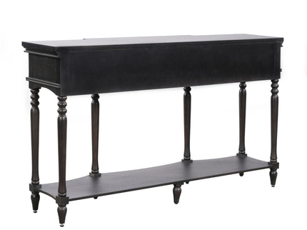 Retro Console Table With 3 Soft Close Drawers