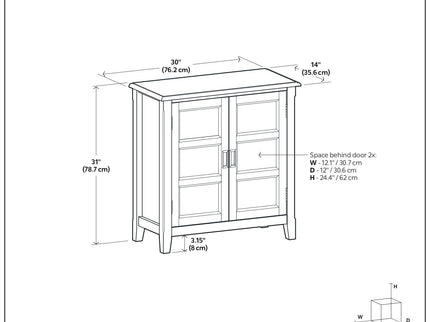 Burlington - Handcrafted Low Storage Cabinet