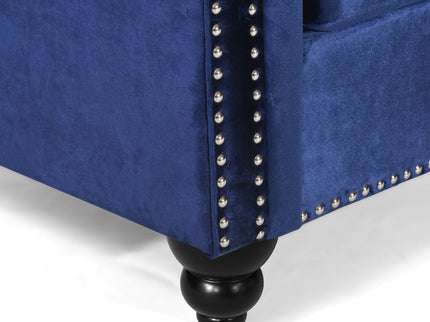 Chesterfield Style 3 Seater Sofa With Deep Button Tufting