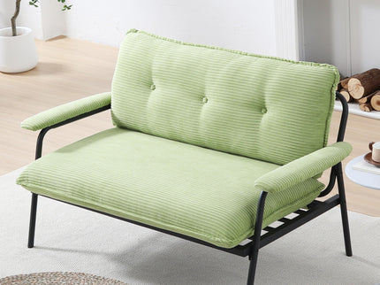 Modern Metal Frame Sofa With Sponge Filling For Compact Spaces And Versatile Use