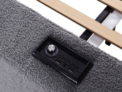 Upholstered Daybed With Storage Armrests, Trundle And Latest Integrated tooth Audio System