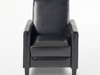 Black / Faux Leather