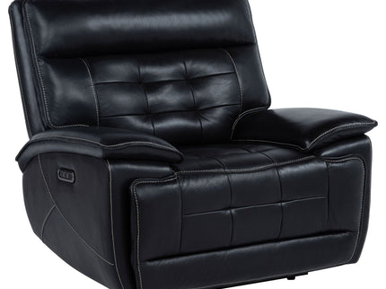 Hayden - Power Recliner With Dual Control, USB Charging Ports - Black