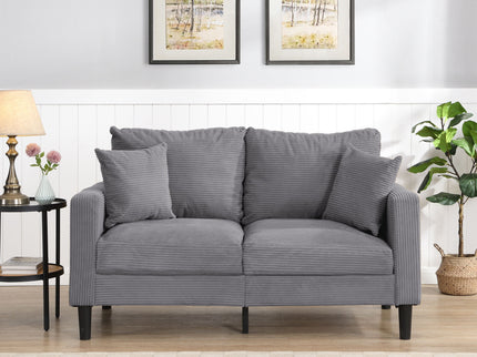 Modern Upholstered Loveseat Sofa, High Resilience