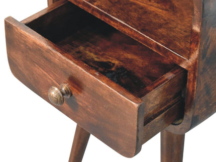 Mini Curve Open Bedside Nightstand