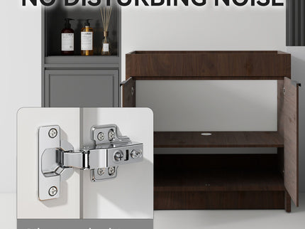 Freestanding Bathroom Vanity Cabinet With Soft Close Doors, Cabinet Only