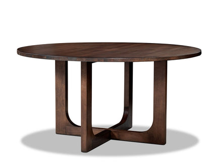 Pino - Round Dining Table - Dark Brown