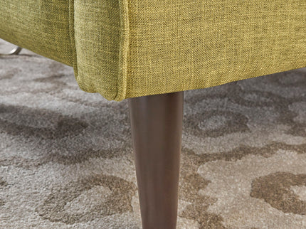 Mid-Century Modern Recliner With Button Tufted Waffle Stitch