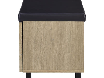 Clackamas - 2 Door Storage Bench With Padded Seat