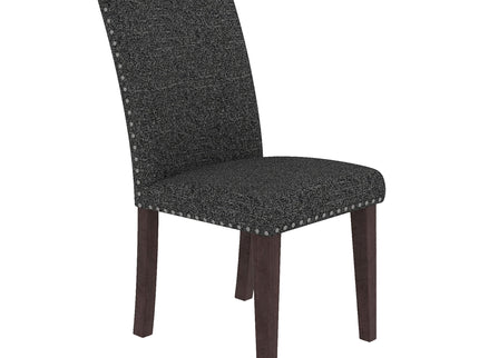 Upholstered Dining Chair With High Back Design (Set of 2)