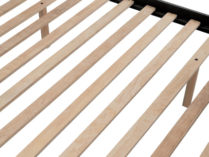 Bunk Bed With Twin Size Trundle, Storage And Guard Rail For Bedroom