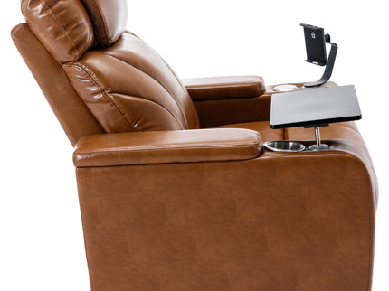 Power Motion Recliner Electric Power Recliner With USB Charging Port, Hidden Arm Storage, Convenient Cup Holder And tooth Speaker